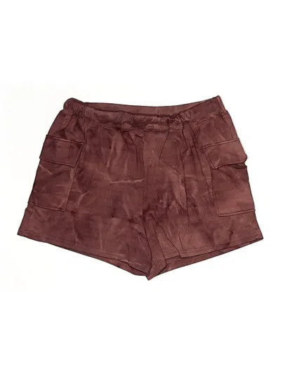 Pre-owned Shosho Shorts In Burgundy
