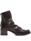 Shoto 40mm Leather Boots In Brown