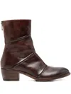 Shoto 40mm Zip-fastening Leather Boots In Brown