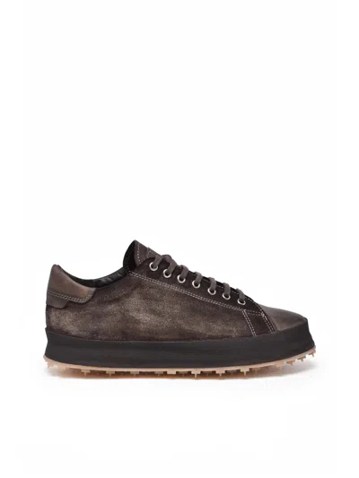 Shoto Brown Suede Low-top Sneakers