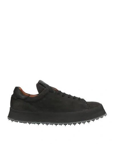 Shoto Woman Sneakers Black Size 8 Soft Leather In Blue