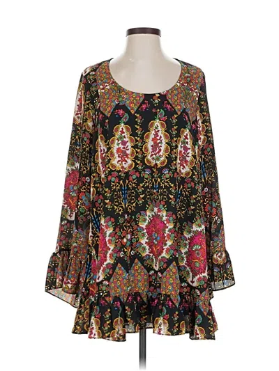 Pre-owned Show Me Your Mumu 3/4 Sleeve Blouse In Black