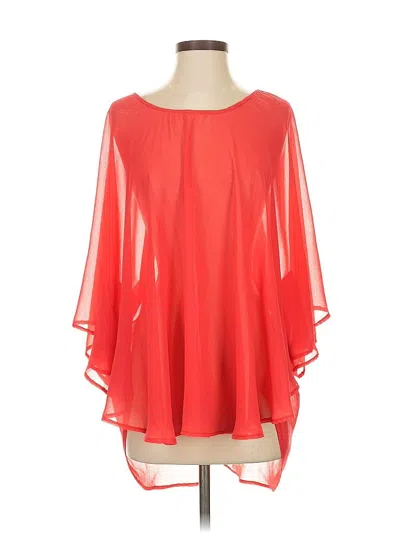 Pre-owned Show Me Your Mumu 3/4 Sleeve Blouse In Red
