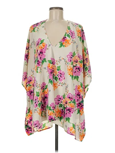 Pre-owned Show Me Your Mumu 3/4 Sleeve T-shirt In White