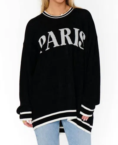 Show Me Your Mumu Adventure Paris Sweater In Black