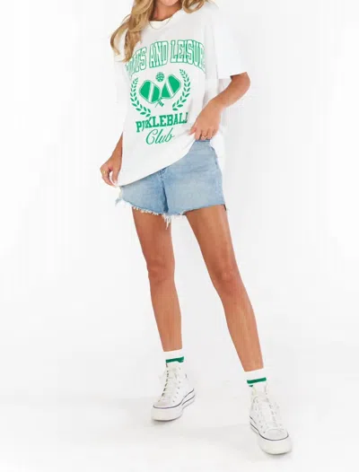 SHOW ME YOUR MUMU AIRPORT TEE IN PICKLEBALL CLUB GRAPHIC