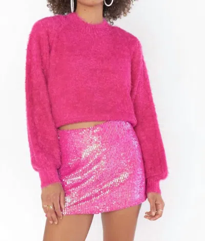 Show Me Your Mumu All Night Skort In Pink Disco