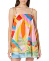Show Me Your Mumu Angel Mini Dress In Rainbow Key In Multi