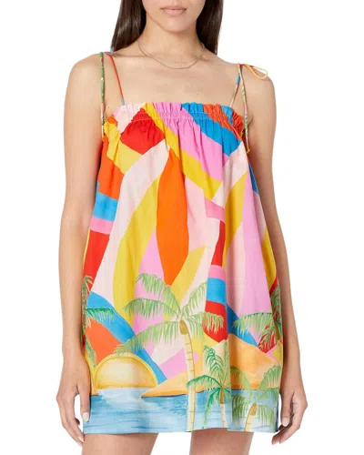 Show Me Your Mumu Angel Mini Dress In Rainbow Key In Multi