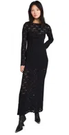 Show Me Your Mumu Anjelica Maxi Dress Black Lace In Black Lace