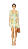 Show Me Your Mumu Annabelle Mini Dress In Green