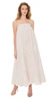 Show Me Your Mumu Around The World Maxi Dress Sand Shells Gauze In Sand Shells Gauze