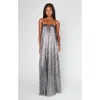 Show Me Your Mumu Athena Maxi Dress In Gray