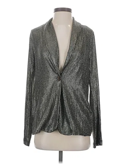 Pre-owned Show Me Your Mumu Blazer Jacket In Silver