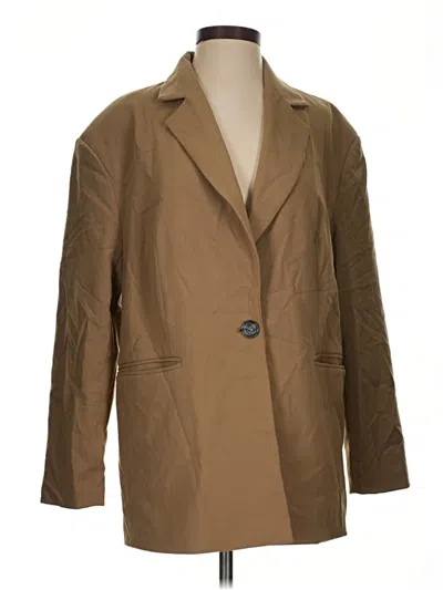 Pre-owned Show Me Your Mumu Blazer Jacket In Tan