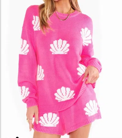 Show Me Your Mumu Boardwalk Short In Hot Pink Shell In Multi