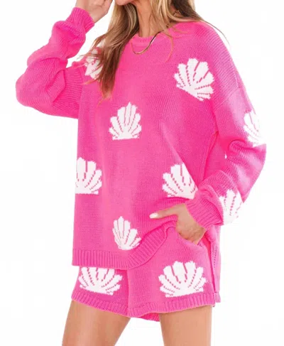 Show Me Your Mumu Boardwalk Shorts In Hot Pink Shell In Multi