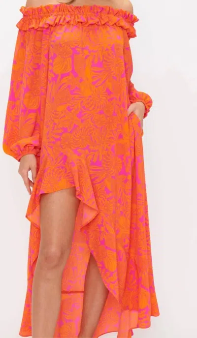 Show Me Your Mumu Bobbi Maxi Dress In Orange