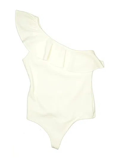 Pre-owned Show Me Your Mumu Bodysuit In White