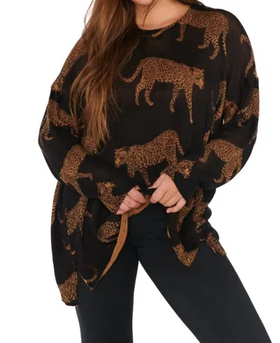 Show Me Your Mumu Bonfire Sweater In Catwalk Knit In Multi