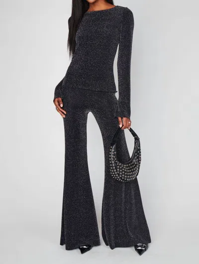 Show Me Your Mumu Bowie Top In Black Dancing Queen Shine