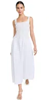 Show Me Your Mumu Bradshaw Maxi Dress Rosette Mesh White In Rosette Mesh White