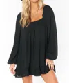 Show Me Your Mumu Briar Mini Dress In Black In Black