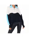 Show Me Your Mumu Cameron Pullover Zip Sweater In Multi