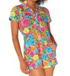 Show Me Your Mumu Cannon Romper In Bright Floral Soiree In Multi