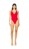 Show Me Your Mumu Cape May One Piece In Hot Tamale Red