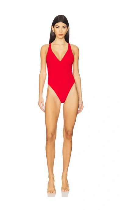 Show Me Your Mumu Cape May One Piece In Hot Tamale Red