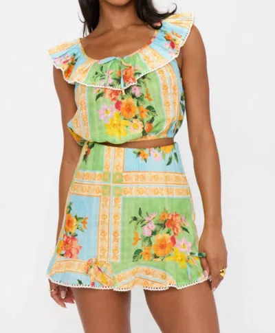 Show Me Your Mumu Carson Top In Country Bouquet In Multi