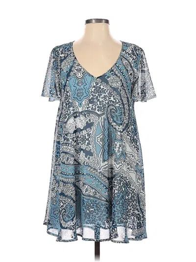 Pre-owned Show Me Your Mumu Casual Dress In Blue