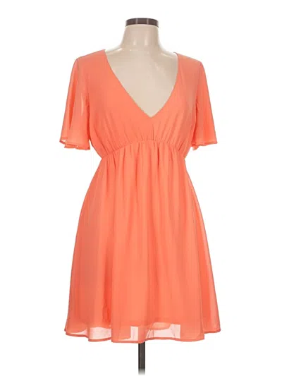 Show Me Your Mumu Casual Dress In Orange