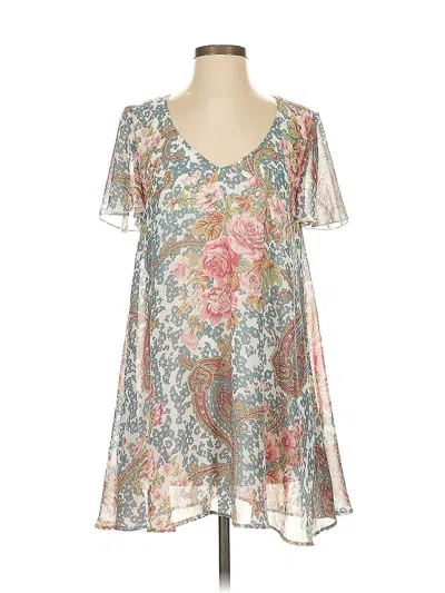 Pre-owned Show Me Your Mumu Casual Dress In Silver