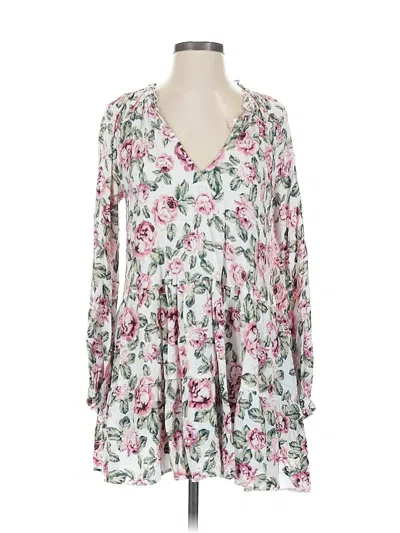 Pre-owned Show Me Your Mumu Casual Dress In White