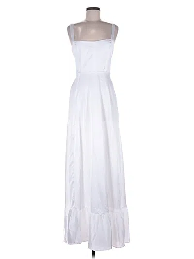 Pre-owned Show Me Your Mumu Casual Dress In White