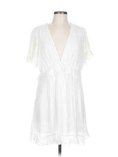 Pre-owned Show Me Your Mumu Casual Dress In White