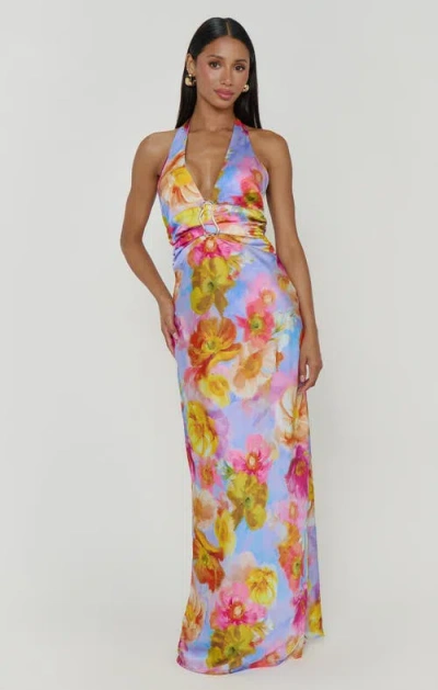 Show Me Your Mumu Chelsea Maxi Dress In Purple