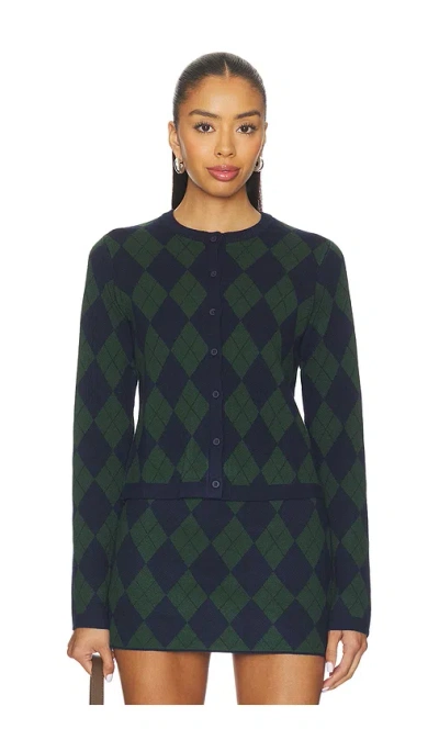 Show Me Your Mumu Cher Cardigan In Green