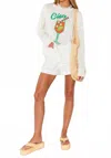 Show Me Your Mumu Ciao Summer Sweater In White In White