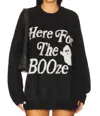 Show Me Your Mumu Classic Booze Sweater In Ghost Graphic Knit In Multi