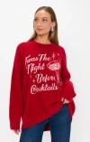 Show Me Your Mumu Classic Crewneck Sweater In Red