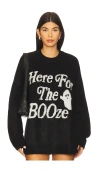 Show Me Your Mumu Classic Crewneck Sweater In Black