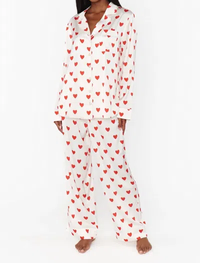 Show Me Your Mumu Classic Pj Set In Queen Of Hearts