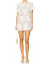 Show Me Your Mumu Cleo Coverup In Salty Floral Crochet In White