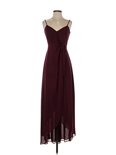 Pre-owned Show Me Your Mumu Cocktail Dress In Burgundy