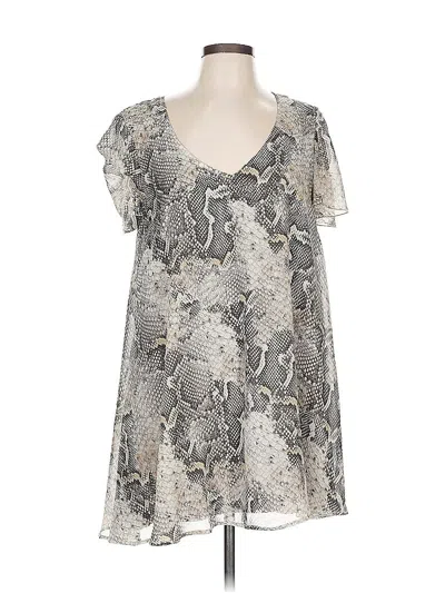 Pre-owned Show Me Your Mumu Cocktail Dress In Gray