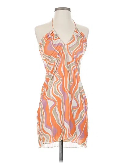 Pre-owned Show Me Your Mumu Cocktail Dress In Orange
