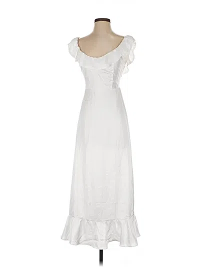 Pre-owned Show Me Your Mumu Cocktail Dress In White